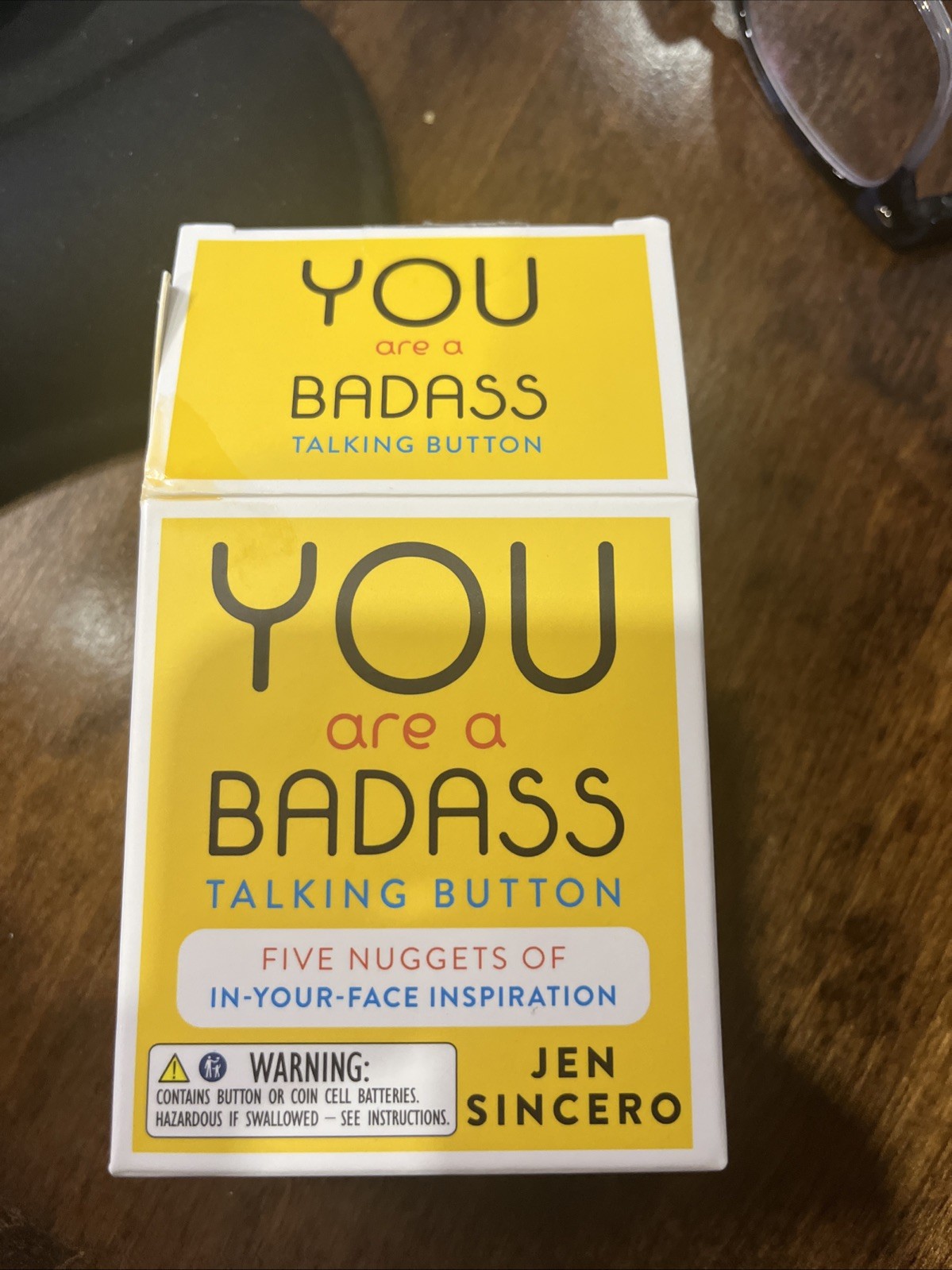 You Are a Badass® Talking Button: Five Nuggets of Inspiration, In Box
