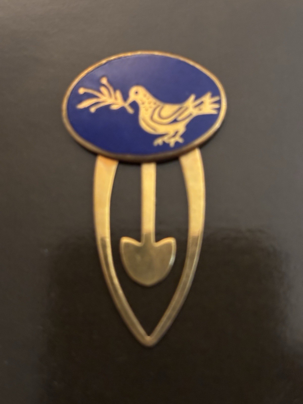 MMA The Vatican Collections: The Papacy & Art Dove Bookmark - Gold Plated 1985