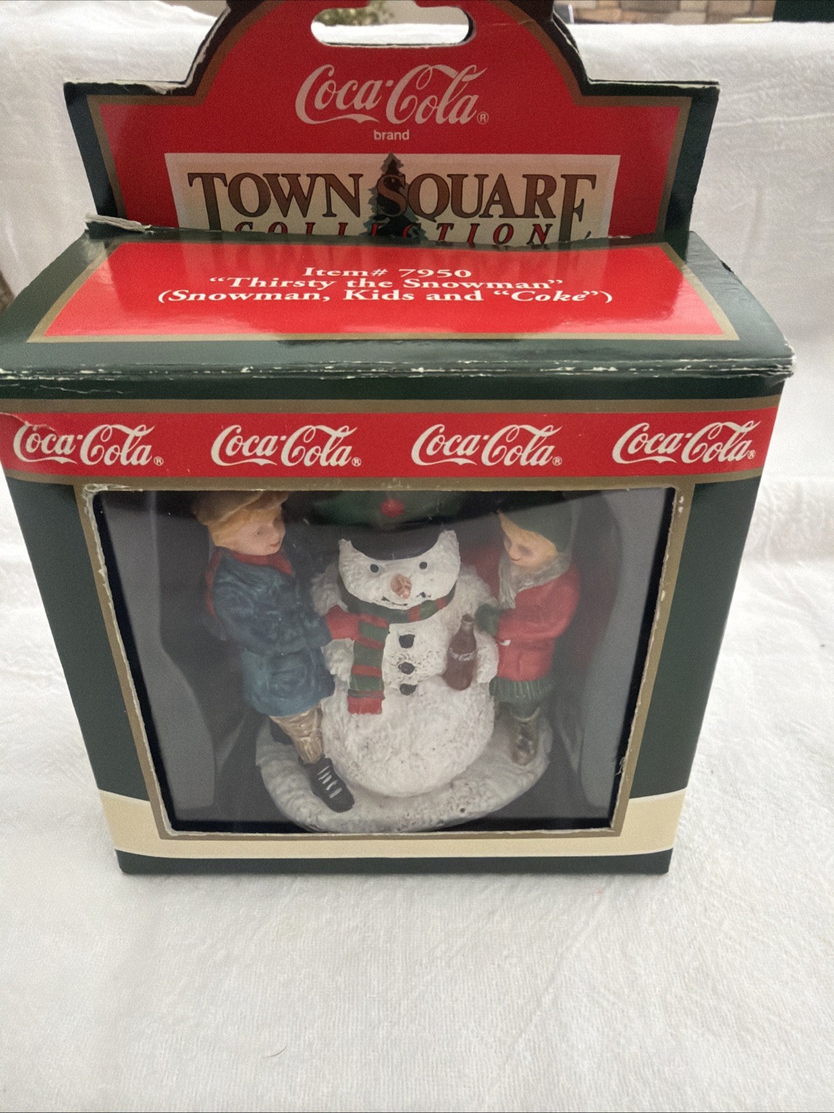 Coca Cola Town Square Thirsty The Snowman 1992