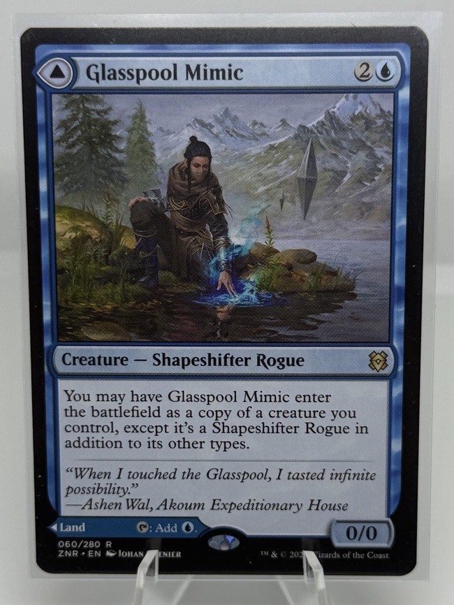 1x MTG Glasspool Mimic - Zendikar Rising (ZNR) #60 - Magic the Gathering