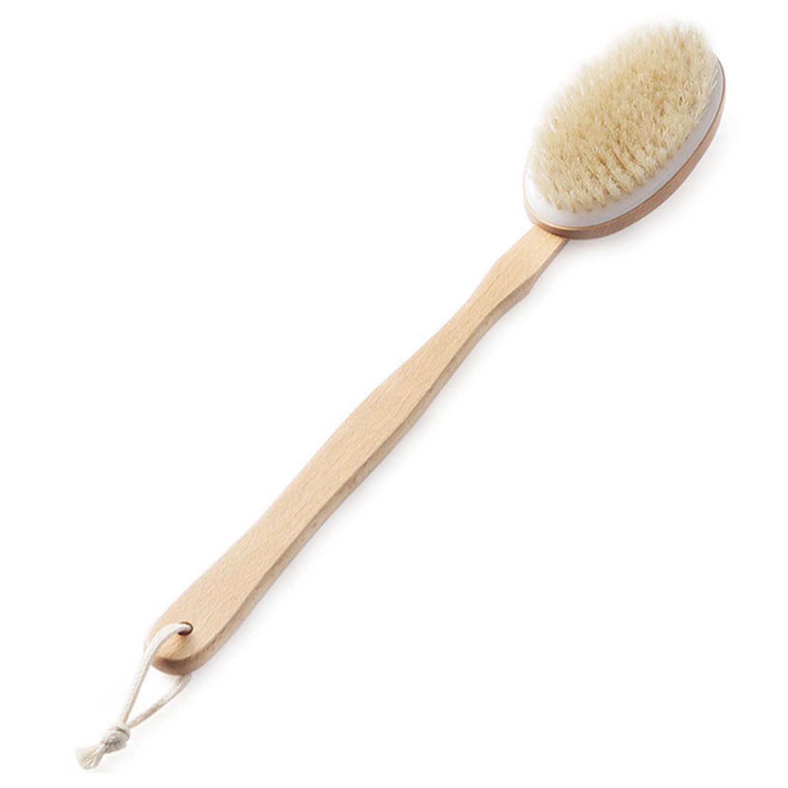 Premium Natural Bristle Bath Shower Back Cleaning Tool Spa Scrubber Body Brush