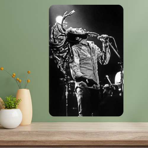 Bob Marley Music Metal Poster Sign