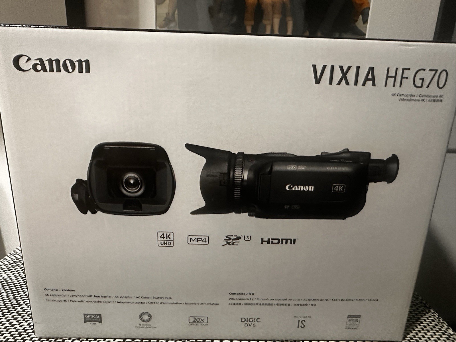 Canon VIXIA HF G70 4K UHD Camcorder - Black