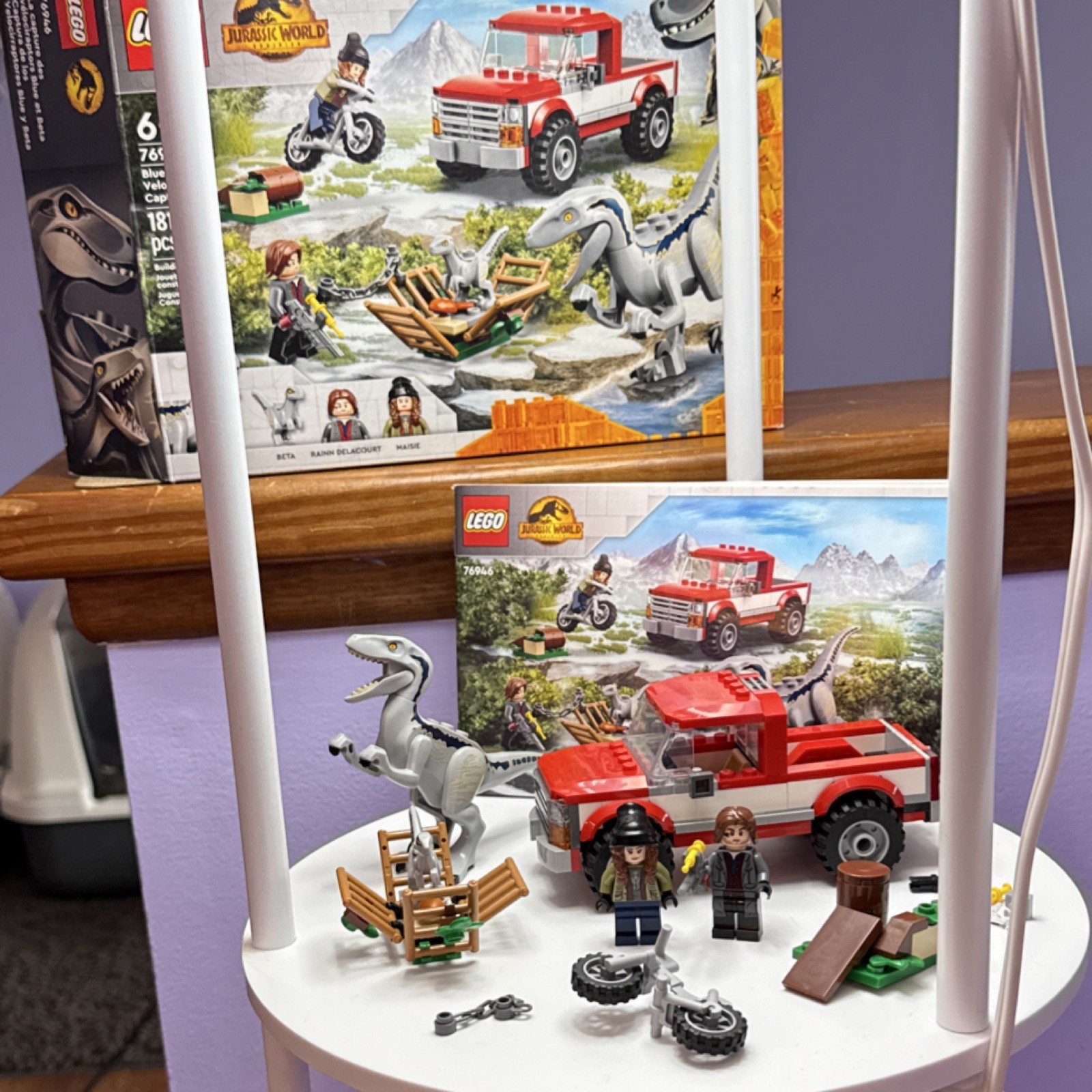 LEGO Blue & Beta Velociraptor Capture 76946 Jurassic World Set Box 181 Pieces