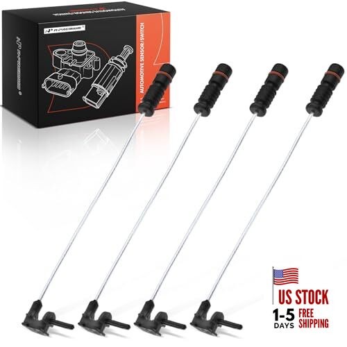  Front and Rear Disc Brake Pad Wear Sensors Compatible with Mercedes-Benz G500 