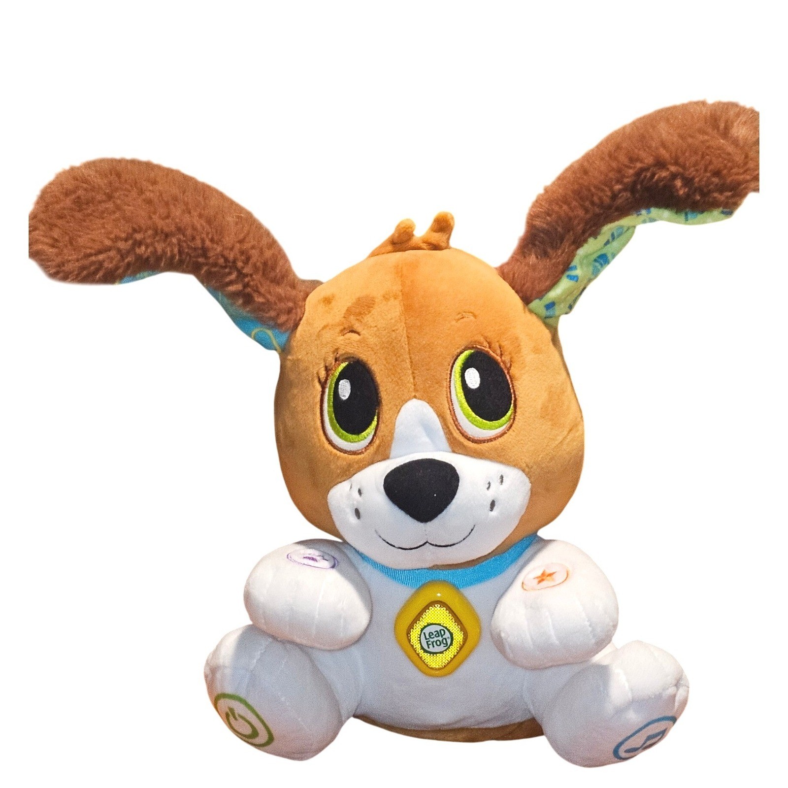 LeapFrog Speak & Learn Puppy Bailey Interactive Plush Toy Brown Tan 80-610100