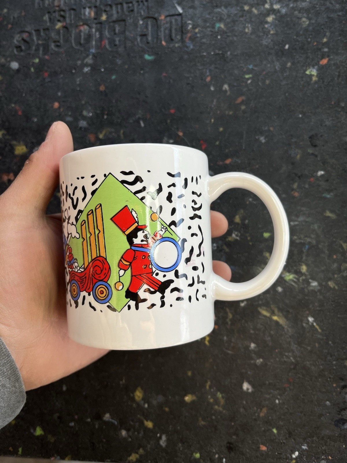 Rare Vintage Circus Circus Las Vegas Mug Emerald Collection Animal Parade