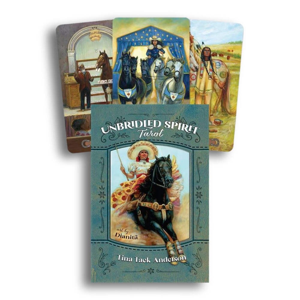 Unbridled Spirit Tarot Deck By Llewellyn With Guidebook Horse Oracle