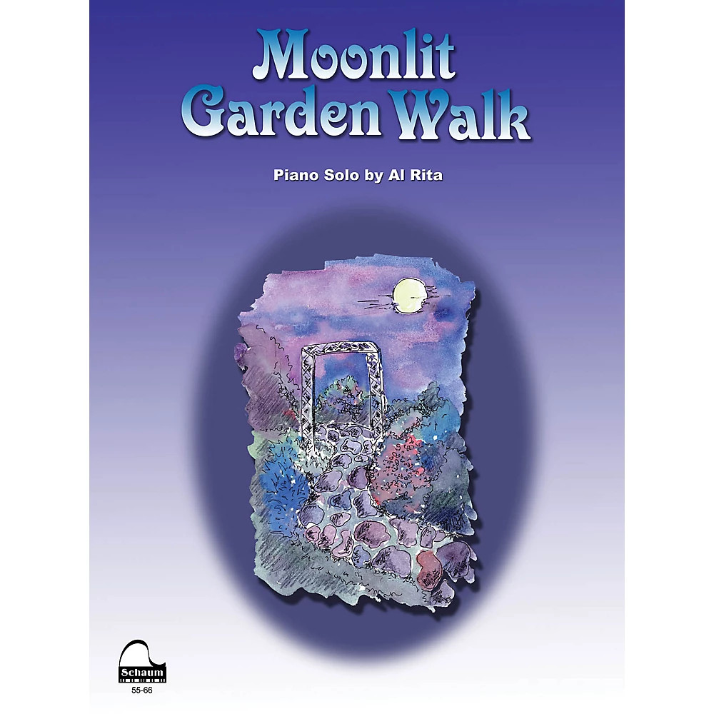 SCHAUM Moonlit Garden Walk Educational Piano Series Softcover