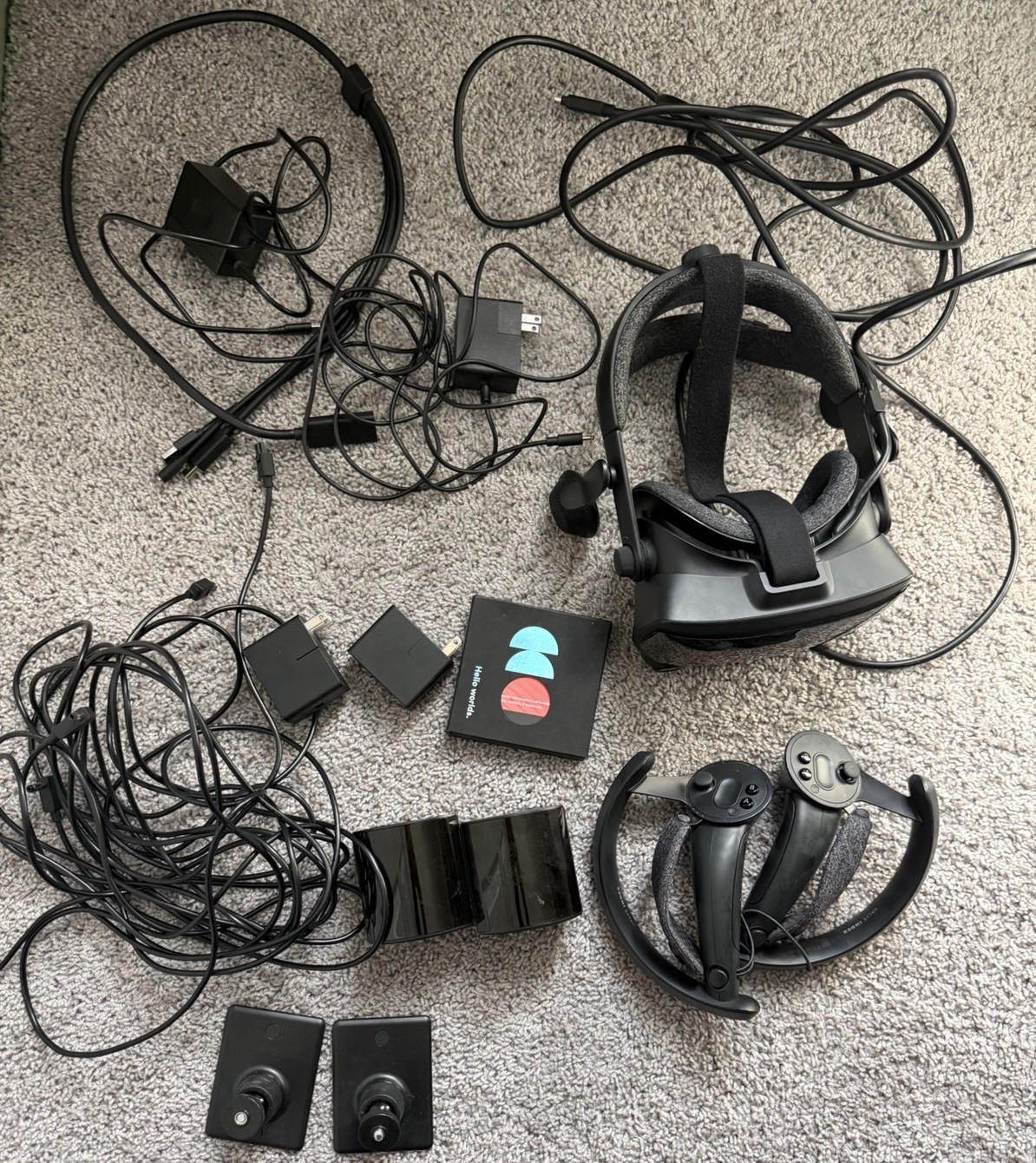 Valve Index PC And Console VR Headset Full Kit - Black