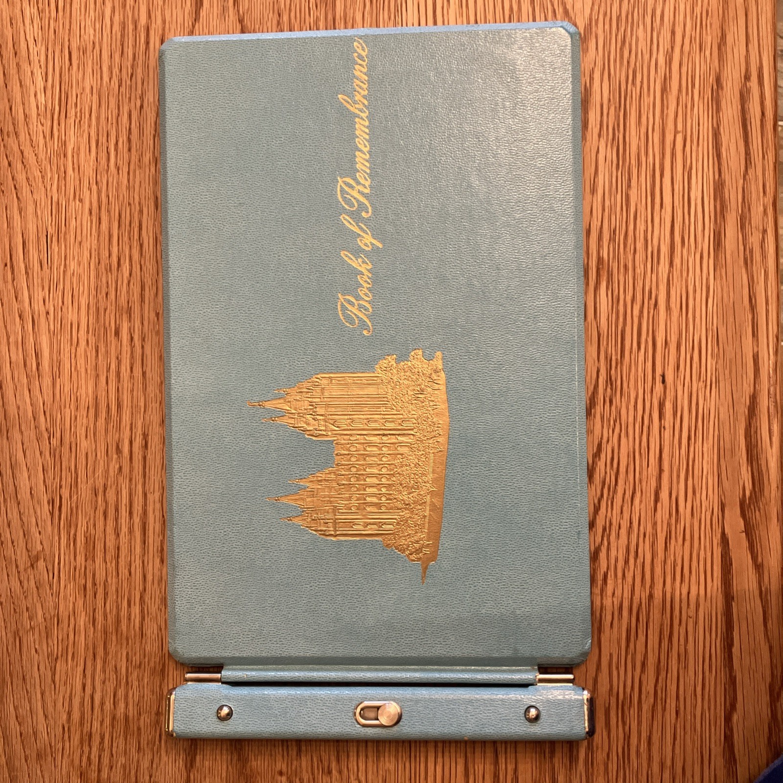 Vintage LDS Books of Remembrance Family Geneology Binders 1 Brown, 2 blue 