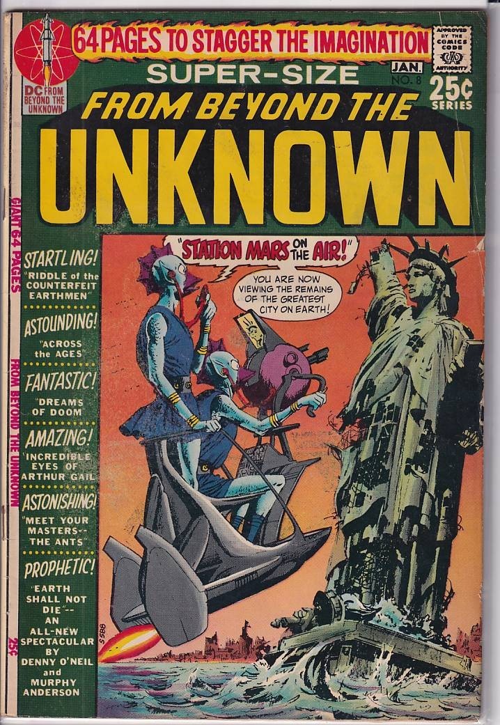 43491: DC Comics FROM BEYOND THE UNKNOWN #8 F+ Grade