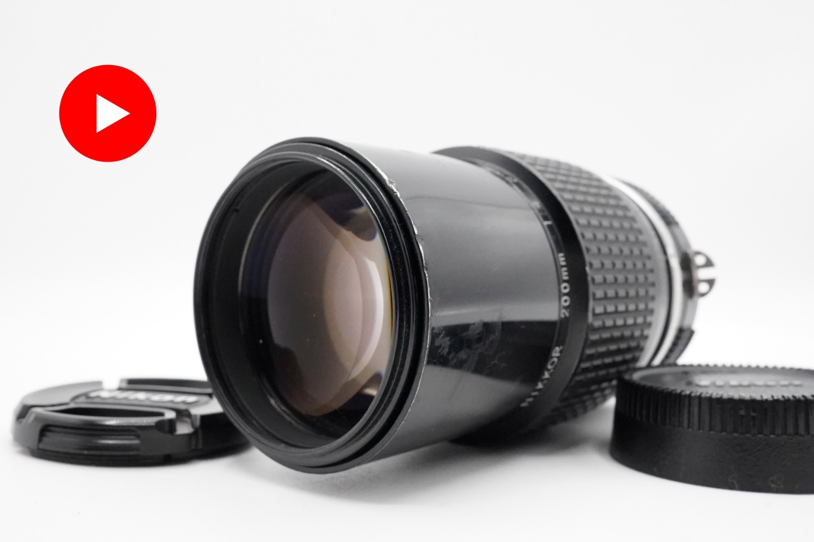 Video [Near Mint] Nikon Ai Nikkor 200mm f/4 MF Lens for F Mount From JAPAN