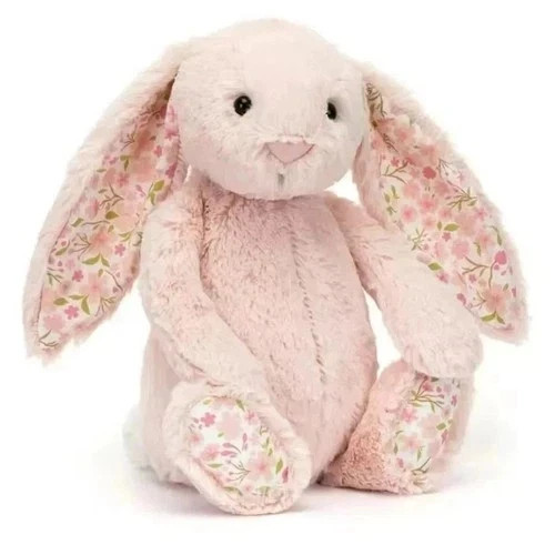 Jellycat Authentic Medium Blossom Blush Bunny Cherry Plush Toy NWT