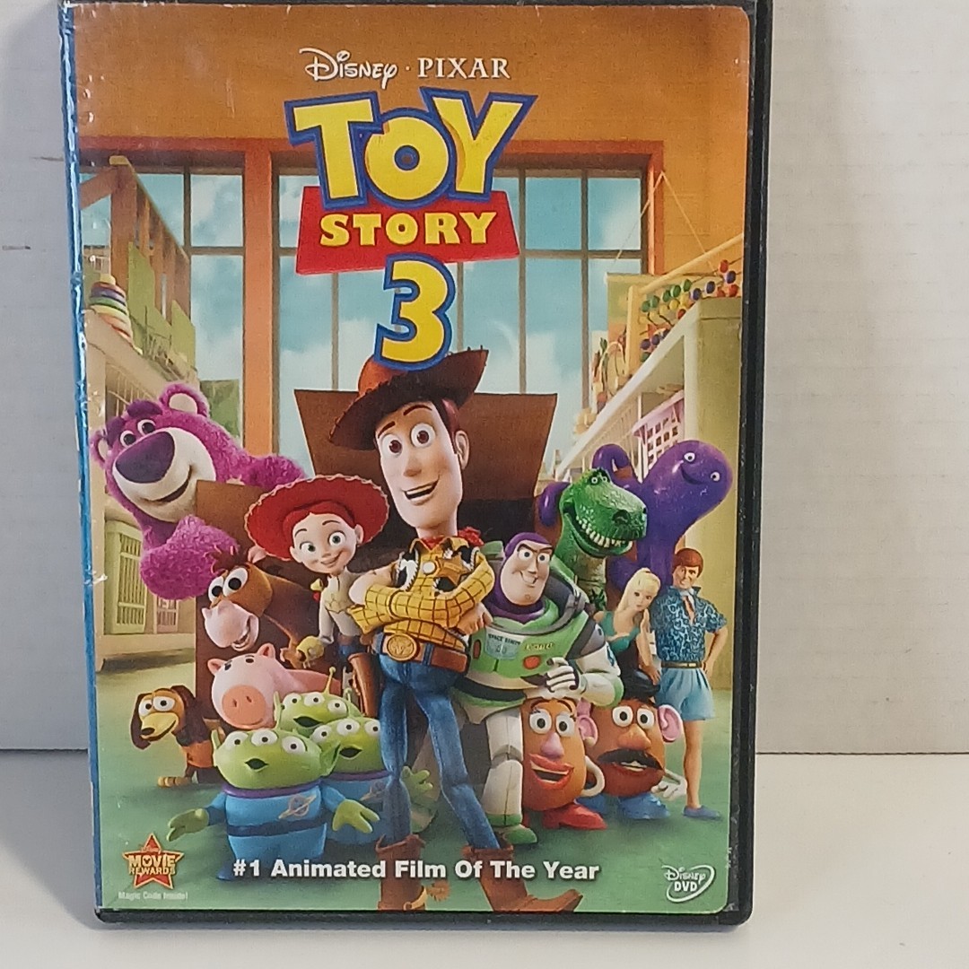 Disney Pixar Toy Story 3 DVD Tom Hanks Tim Allen Animated Movie Family Comedy