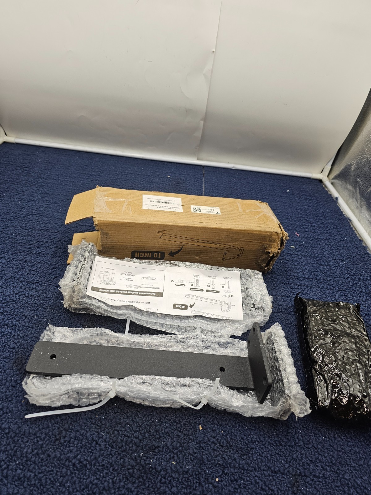 Goovilla Shelf Bracket Heavy Duty Floating Shelf Brackets Assembly 10" Long