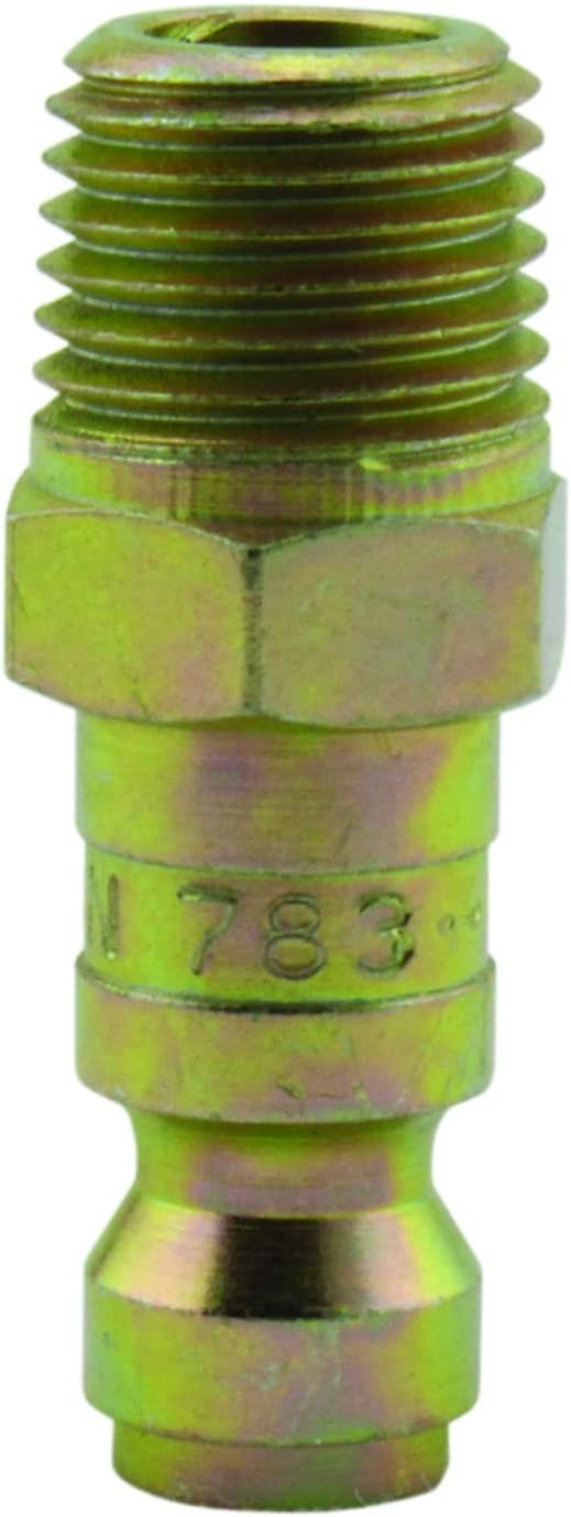 Milton 783 1/4" Male Plug T-Style - 10EA