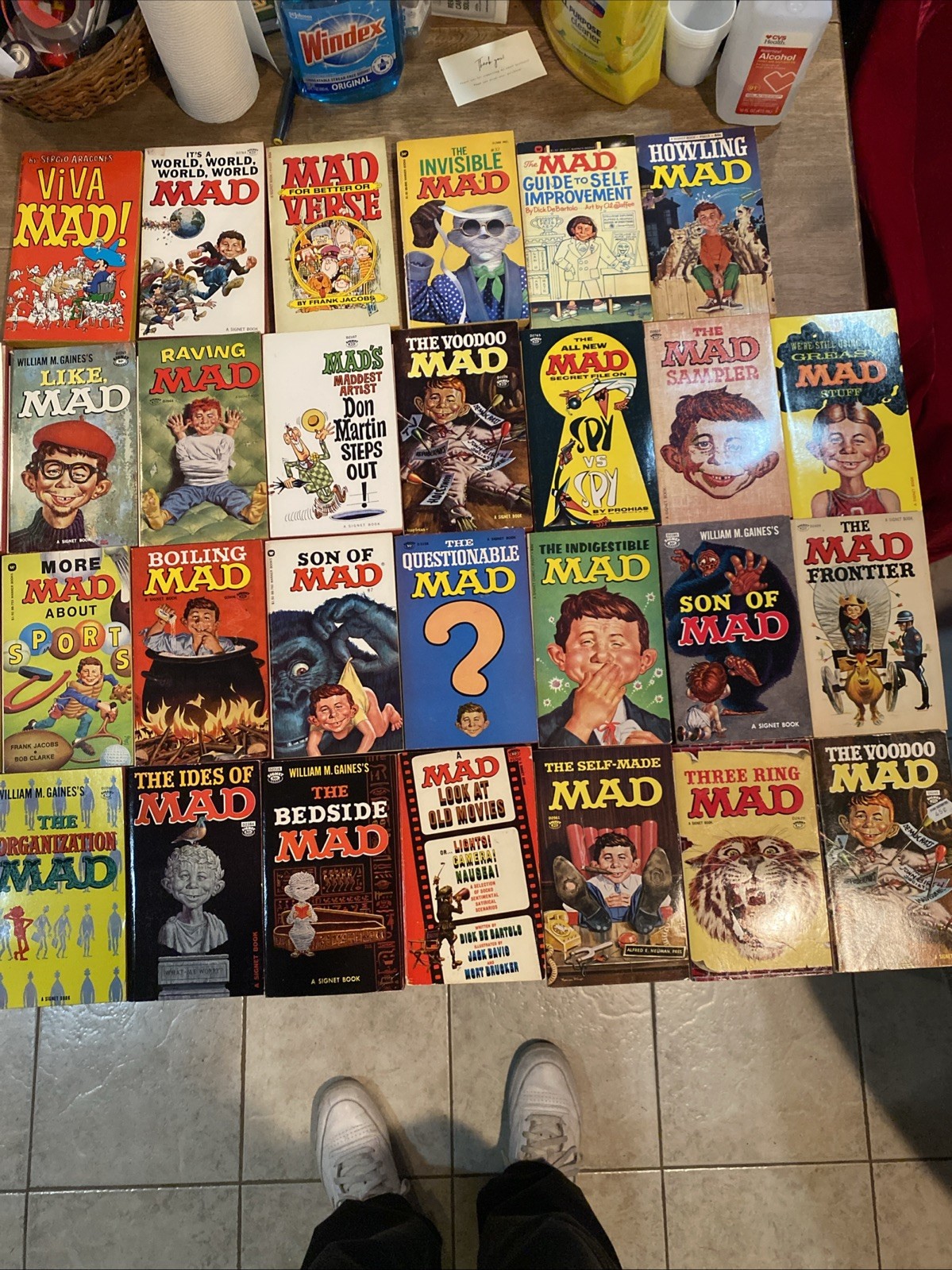 MAD Signet Books - Lot Of 30- ‘50’s-‘60’s All VG +!! Stored For Decades!!