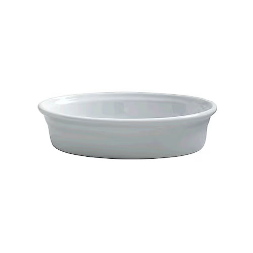Varick 6900E528 Cafe Porcelain A La Carte 8 Oz. Oval Baker - 12 / CS