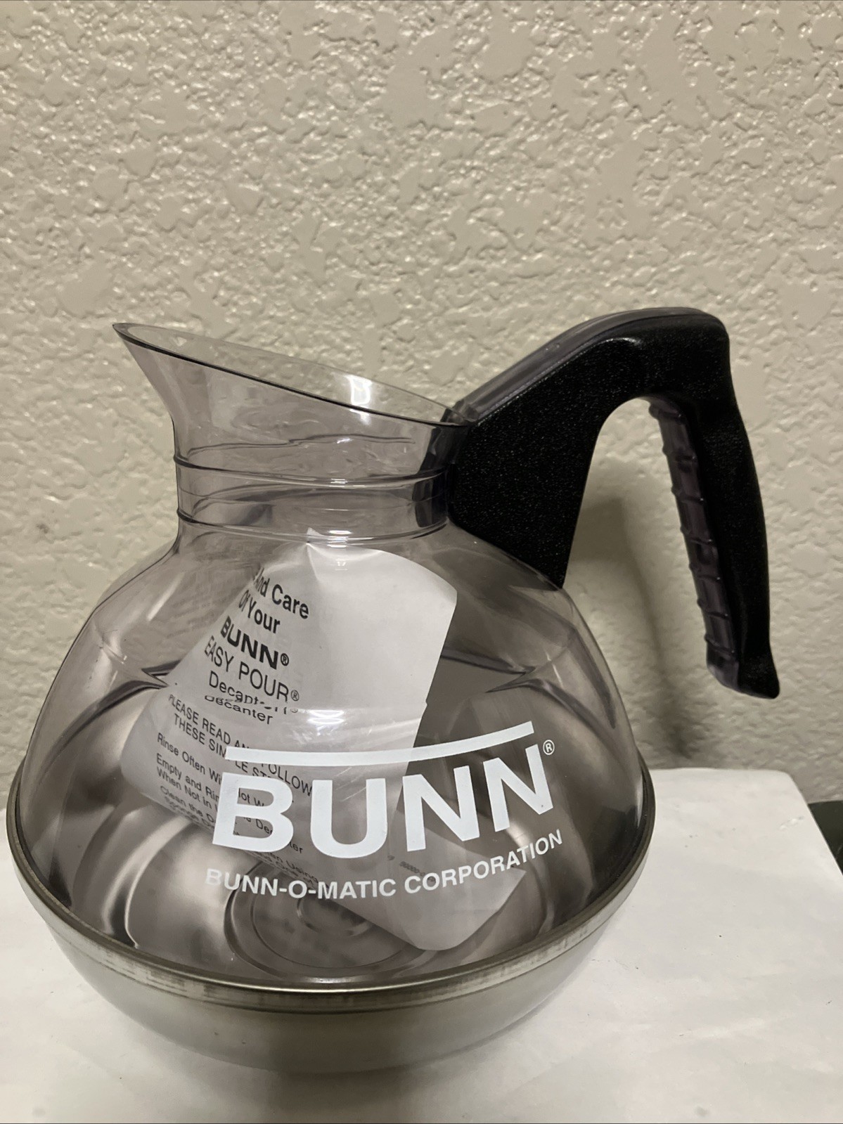 12-Cup Coffee Carafe for Pour-O-Matic Bunn Coffee Maker Stainless Bottom