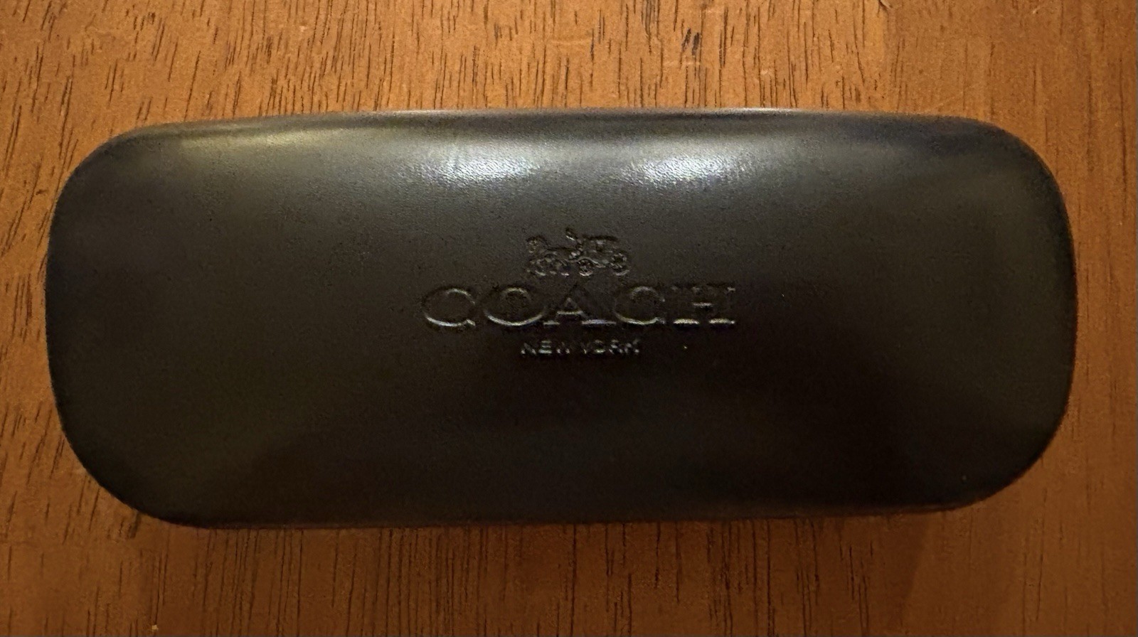 COACH Sunglasses Eyeglasses Eyewear Black Hard Shell Eyeglasses Case Only