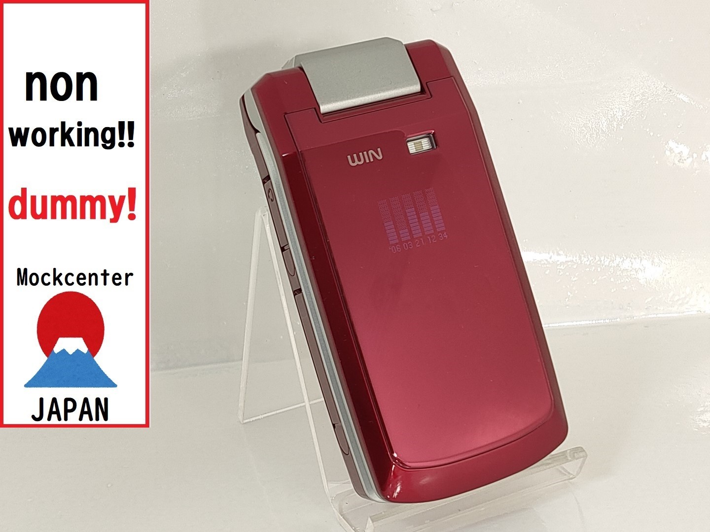 【dummy!】KYOCERA  W41K （color red）au-japan non-working cellphone
