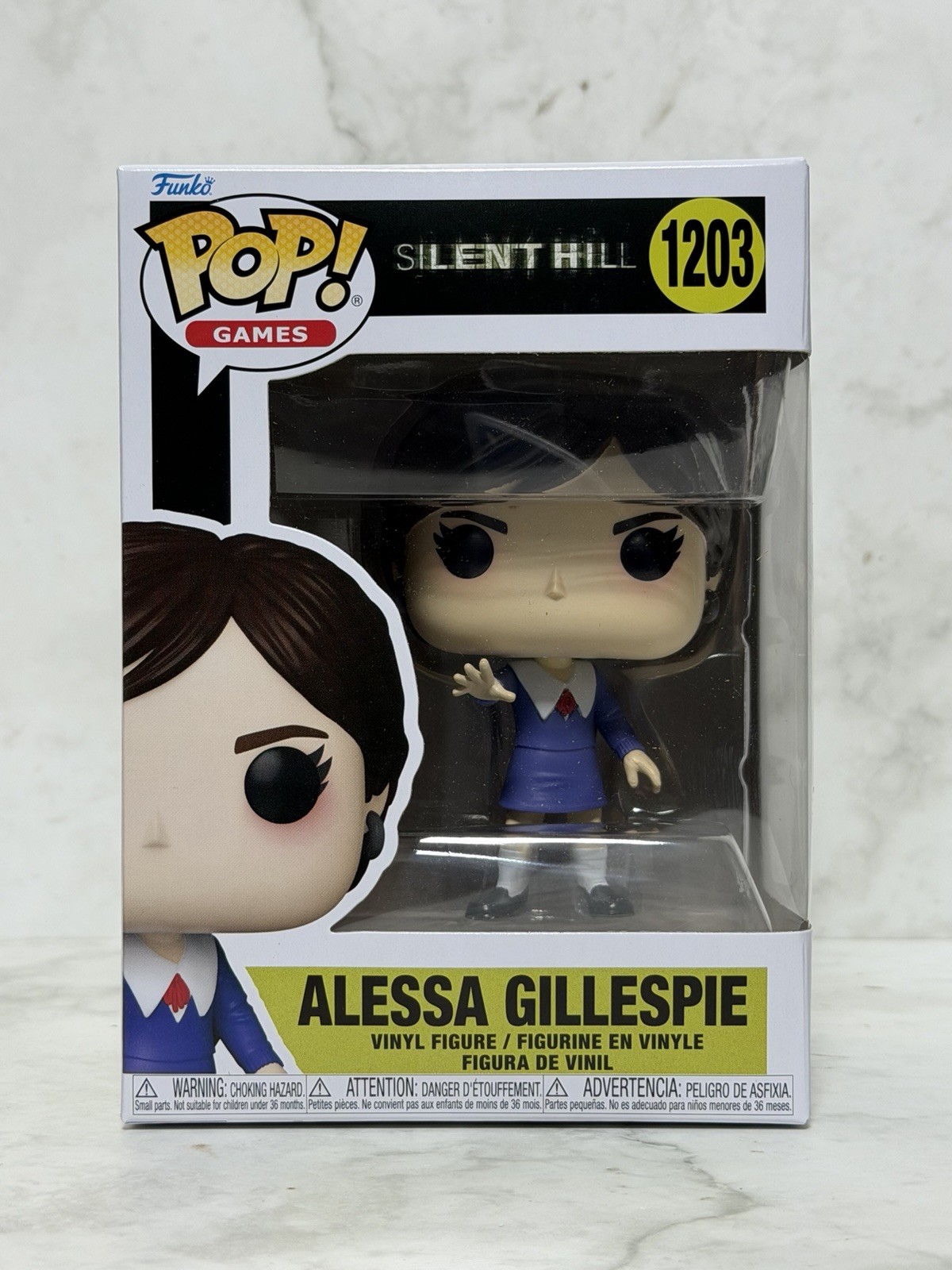 Funko POP! Silent Hill Alessa Gillespie #1203 Barcoded with Protector IN HAND