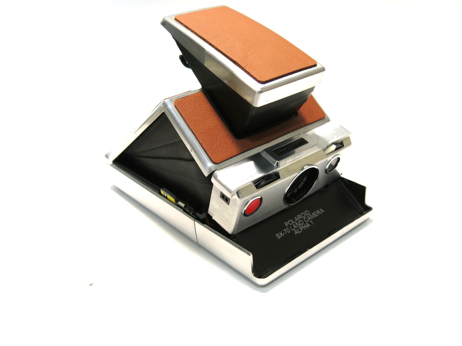 Excellent Polaroid SX-70 Land Camera Alpha 1 Instant Film Camera - TESTED