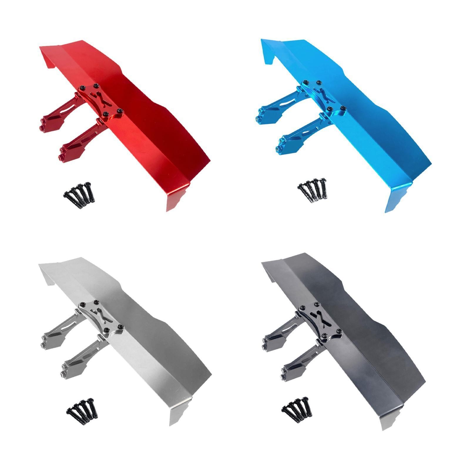 RC Car Parts Stable Versatile Reusable Practical RC Car Metal Tail Wing