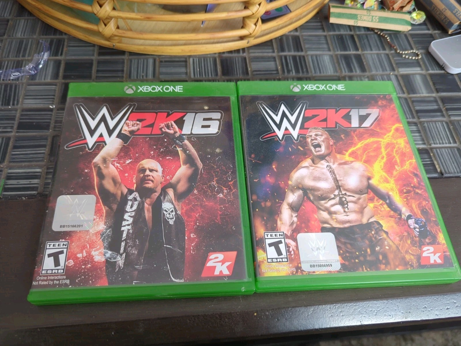 Microsoft W2K16-17 WWE - XBOX ONE Wrestling game Brock Lesnar Goldberg John Cena