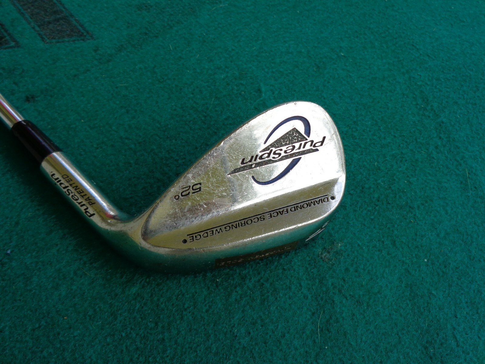Pure Spin 52* A1 Approach Wedge Tungsten Sole Diamond Face Golf Club Mens R.H.**