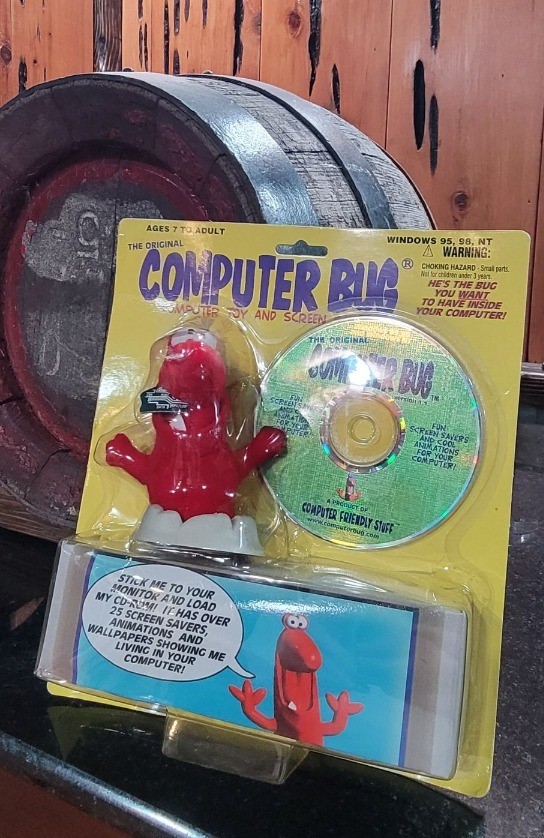 Original Computer Bug: Computer Toy And Screen Savers PC CD-ROM vintage SEALED 