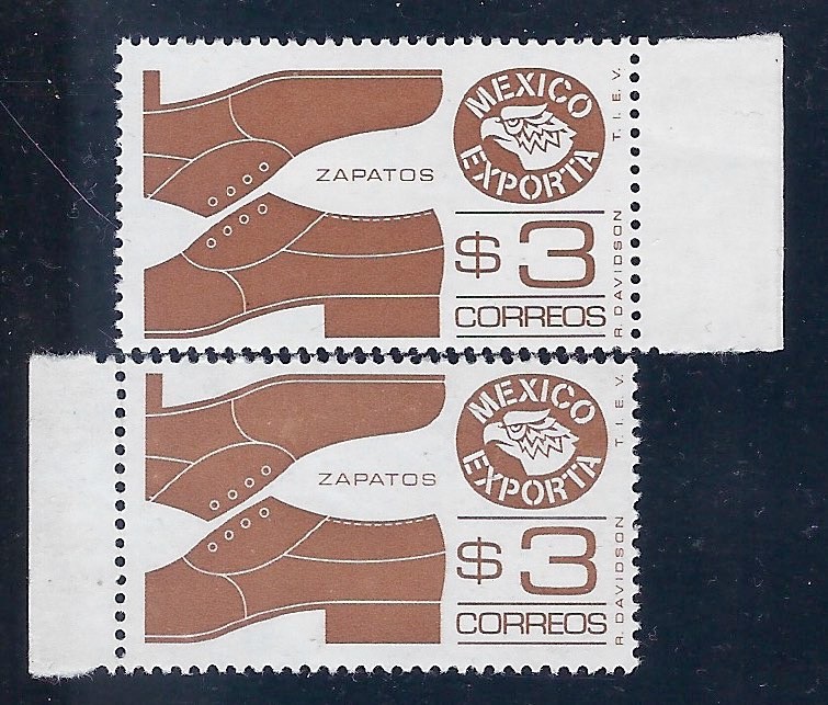 EXPORTA  $3.00 "Zapatos" Shades  SC#1118-ex16  PPR #1  (E056e)