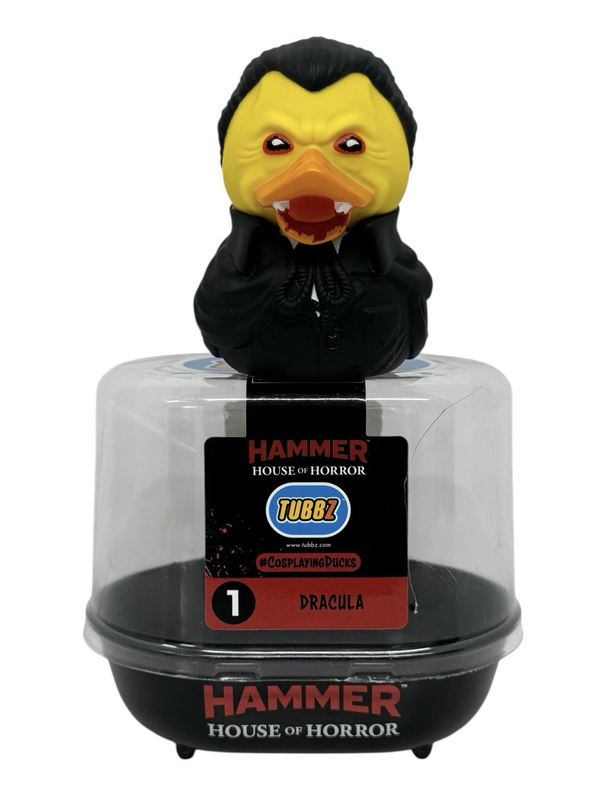 Tubbz Collectables Hammer House of Horror Dracula #CosplayingDucks Figure New