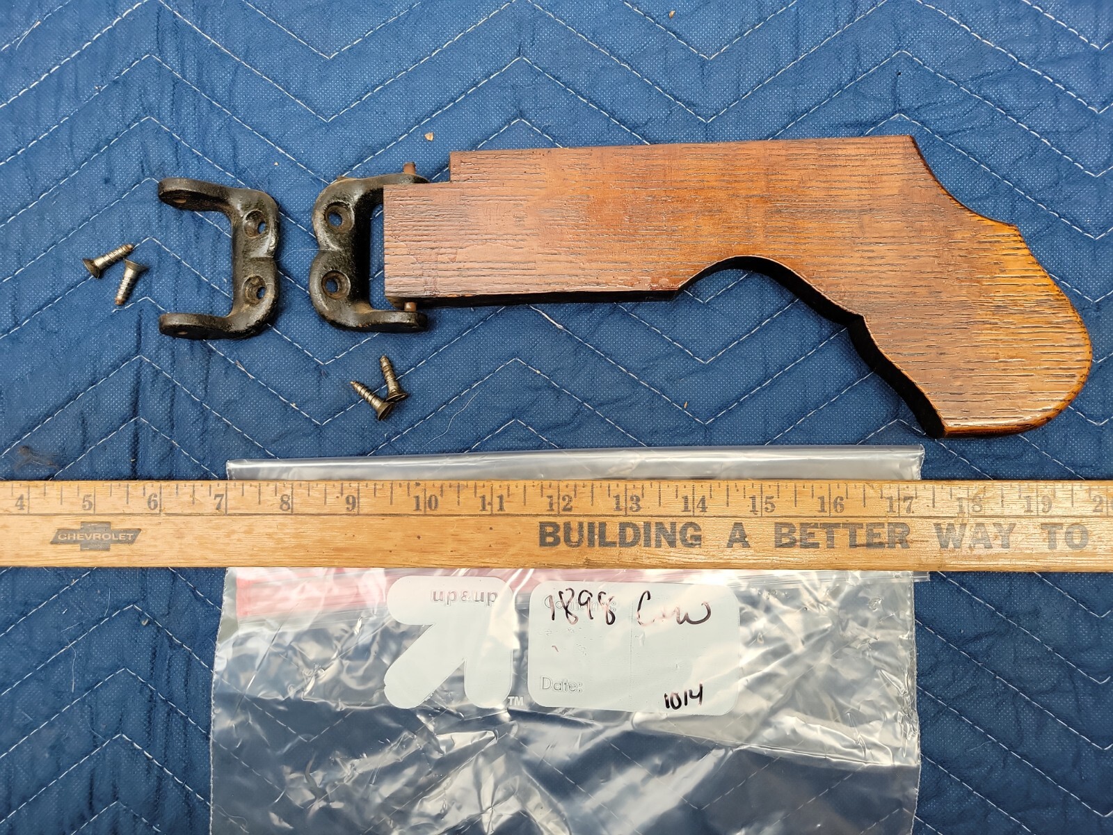 1898 Clough & Warren one Knee Pedal, two Hinges Parts 1014