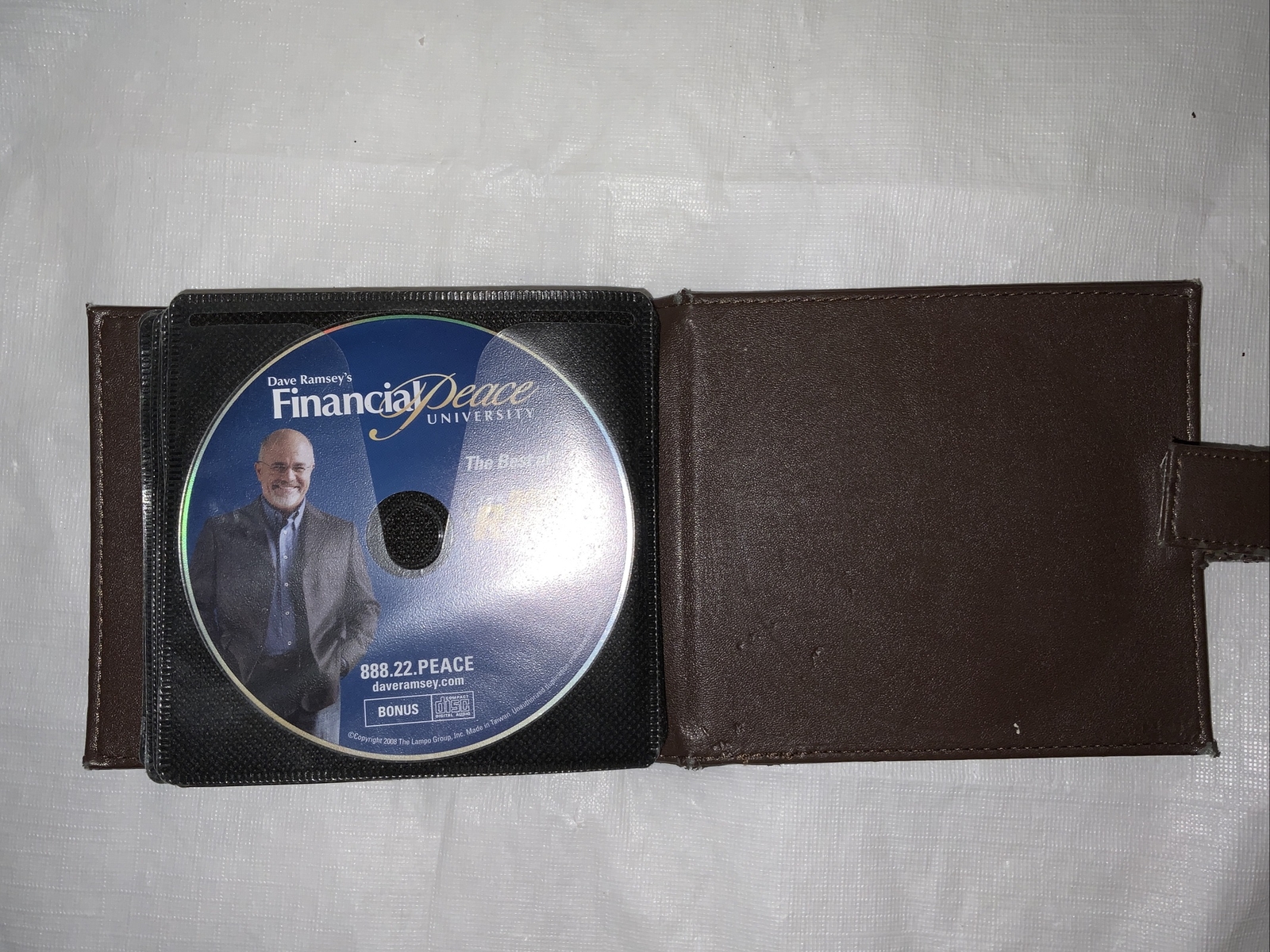 Dave Ramsey’s Financial Peace University 2008 13 Lesson Set + 2 Bonus - 16 CDs