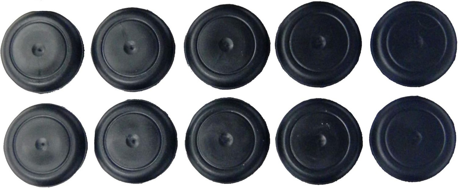 1 1/4" 1.25 Inch Black Rubber Plugs for Flush Mount Body and Sheet Metal Holes Q