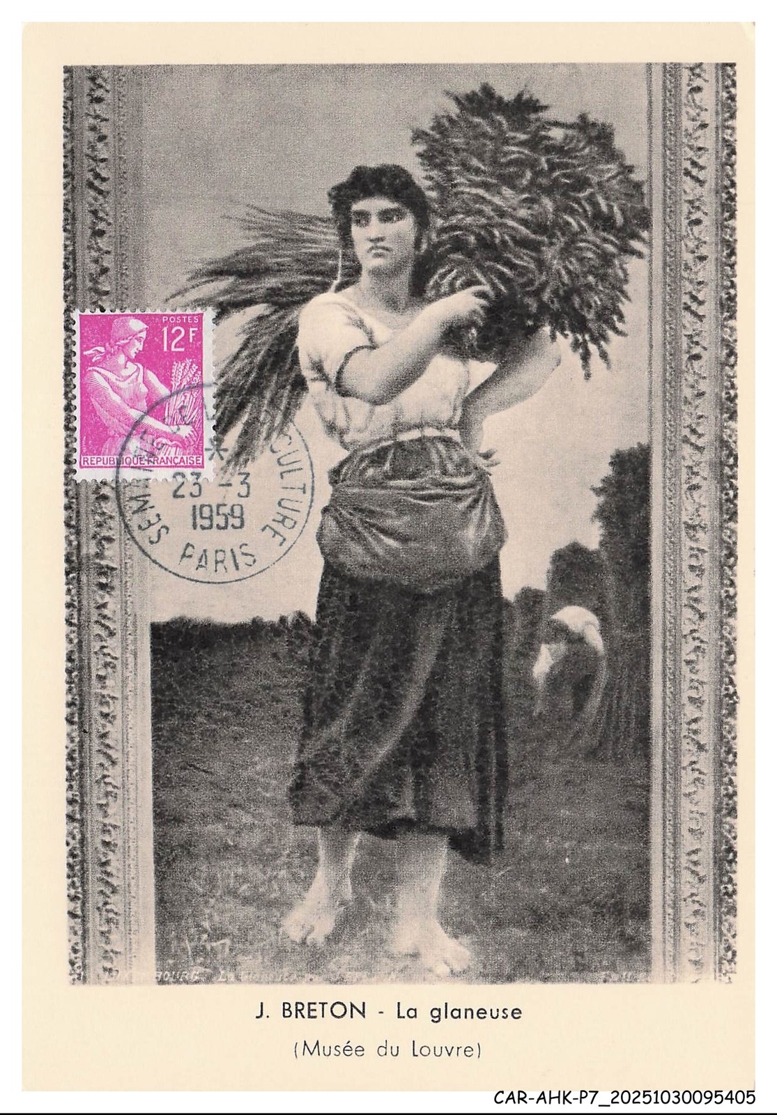 Car-AHKP7-0404-Cartes-Maximum - J-Breton - The Gatherer - 1959