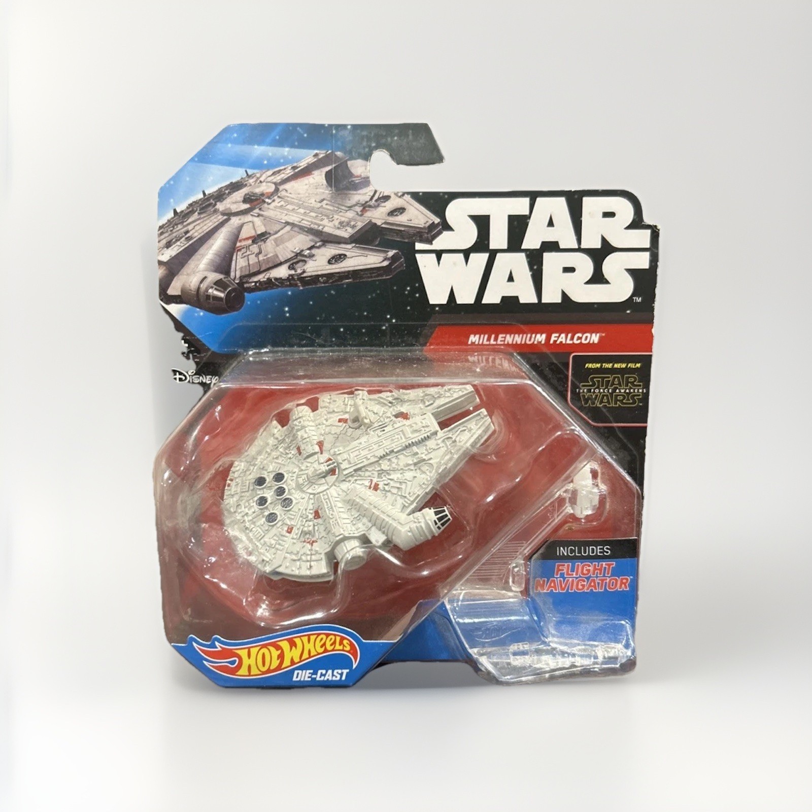 Hot Wheels Star Wars Millennium Falcon Die-Cast w/ Flight Navigator New on Card