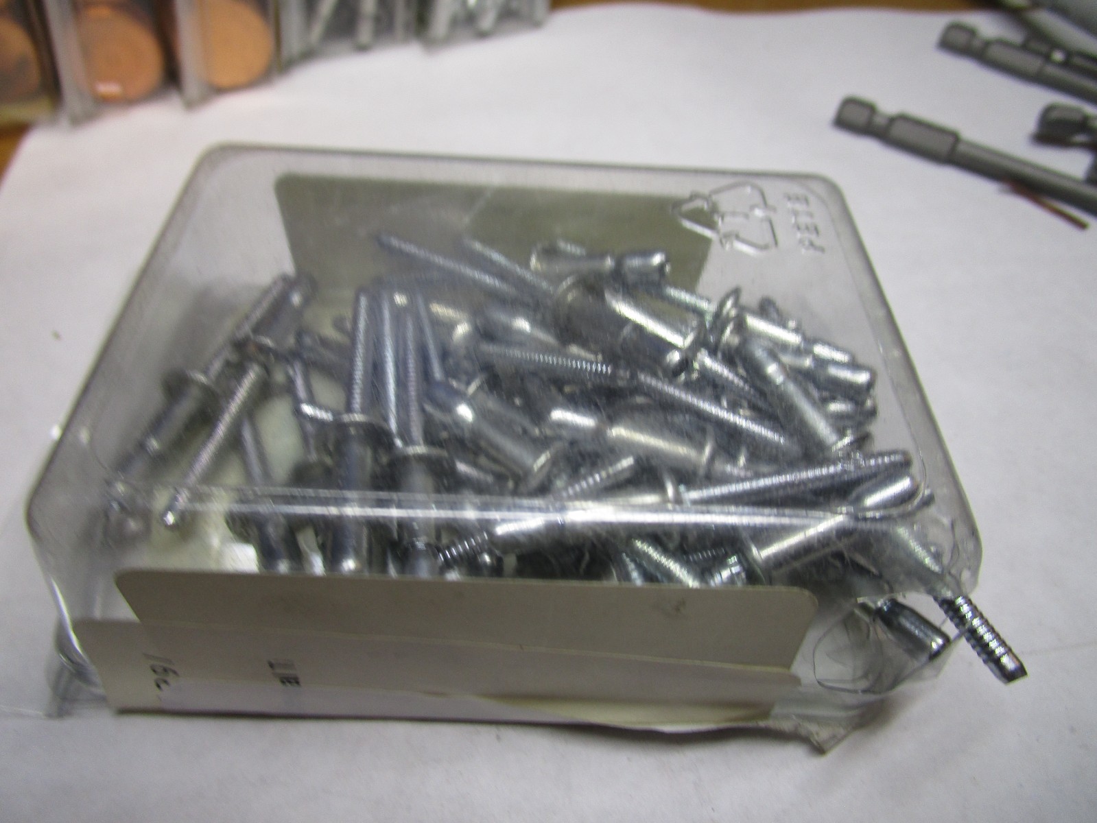 SB6-4KL 3/16" Dia 0.062" 0.250" Steel/Steel Klik Locking Blind Rivit QTY 25