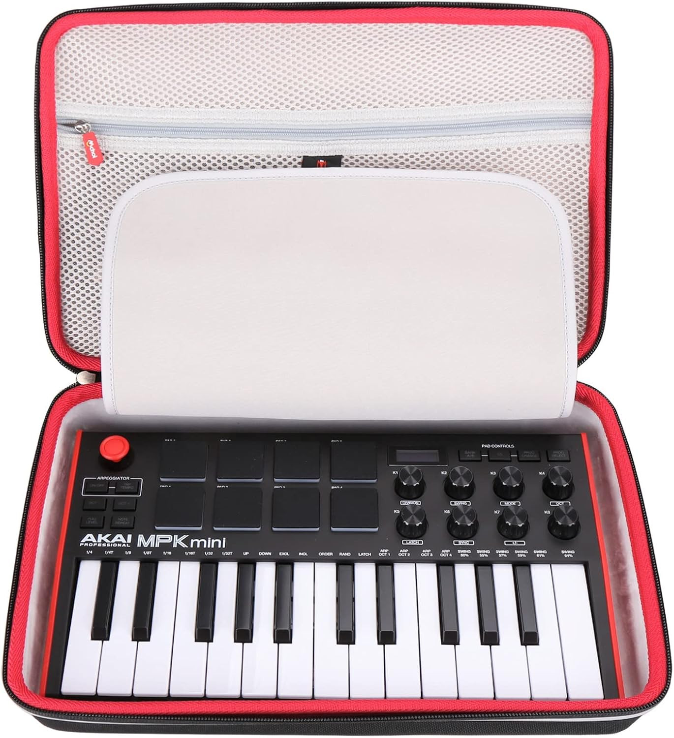 Hard Travel Carrying Case for AKAI Professional MPK Mini MK3 / Mini Play USB MID