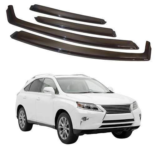 in-Channel Car Window Rain Guard Compatible with RX350 RX450 (2009-2015) 4pcs