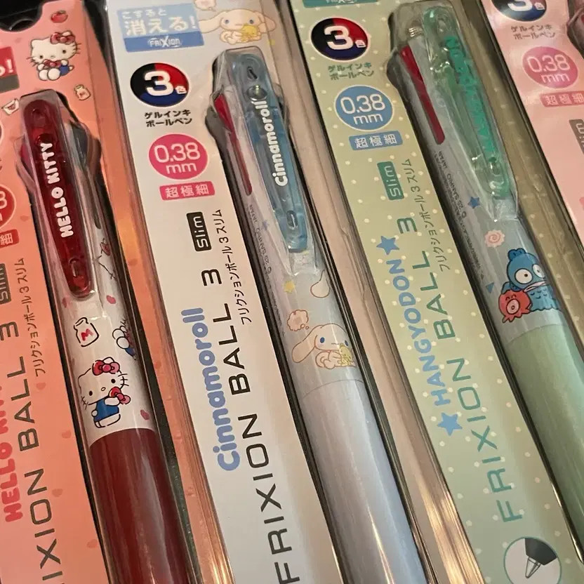 Pilot FriXion 3-Color Pen Sanrio Characters Edition