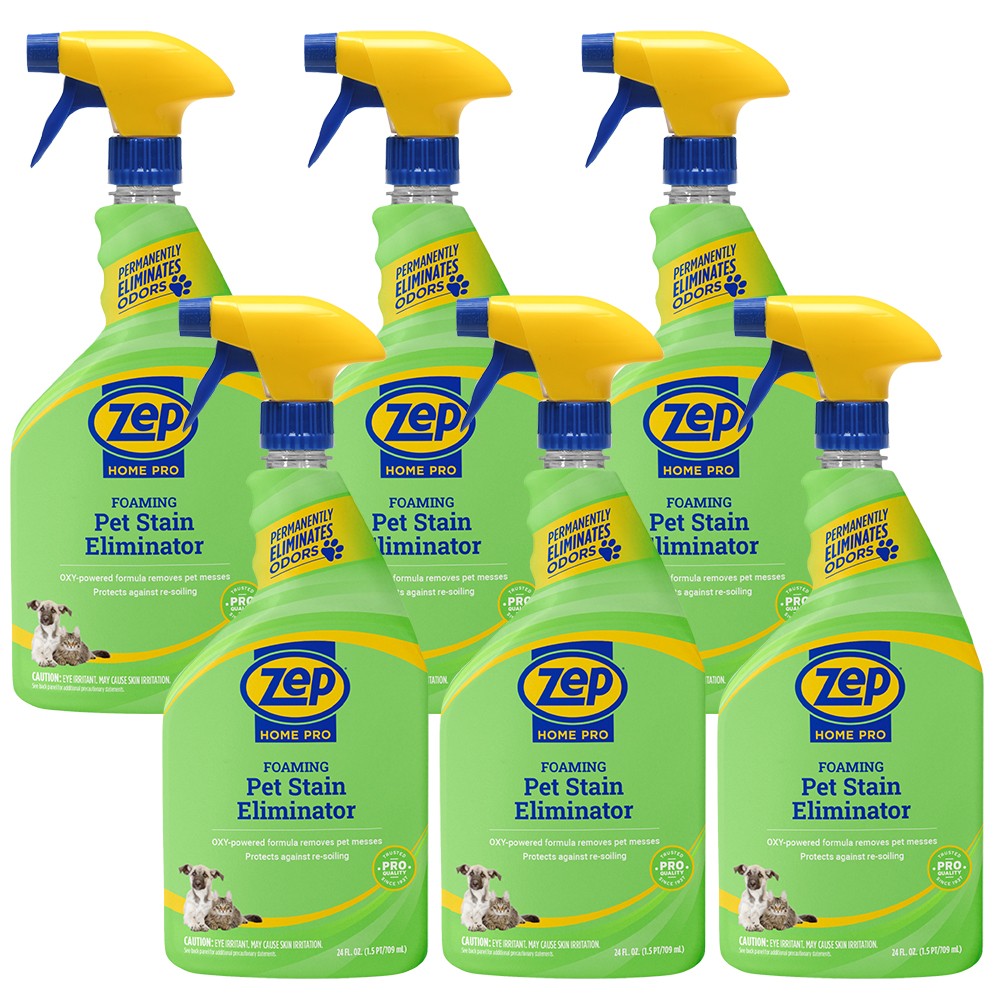 Zep Home Pro Foaming Pet Stain Eliminator - 24 oz (Case of 6) - R53206