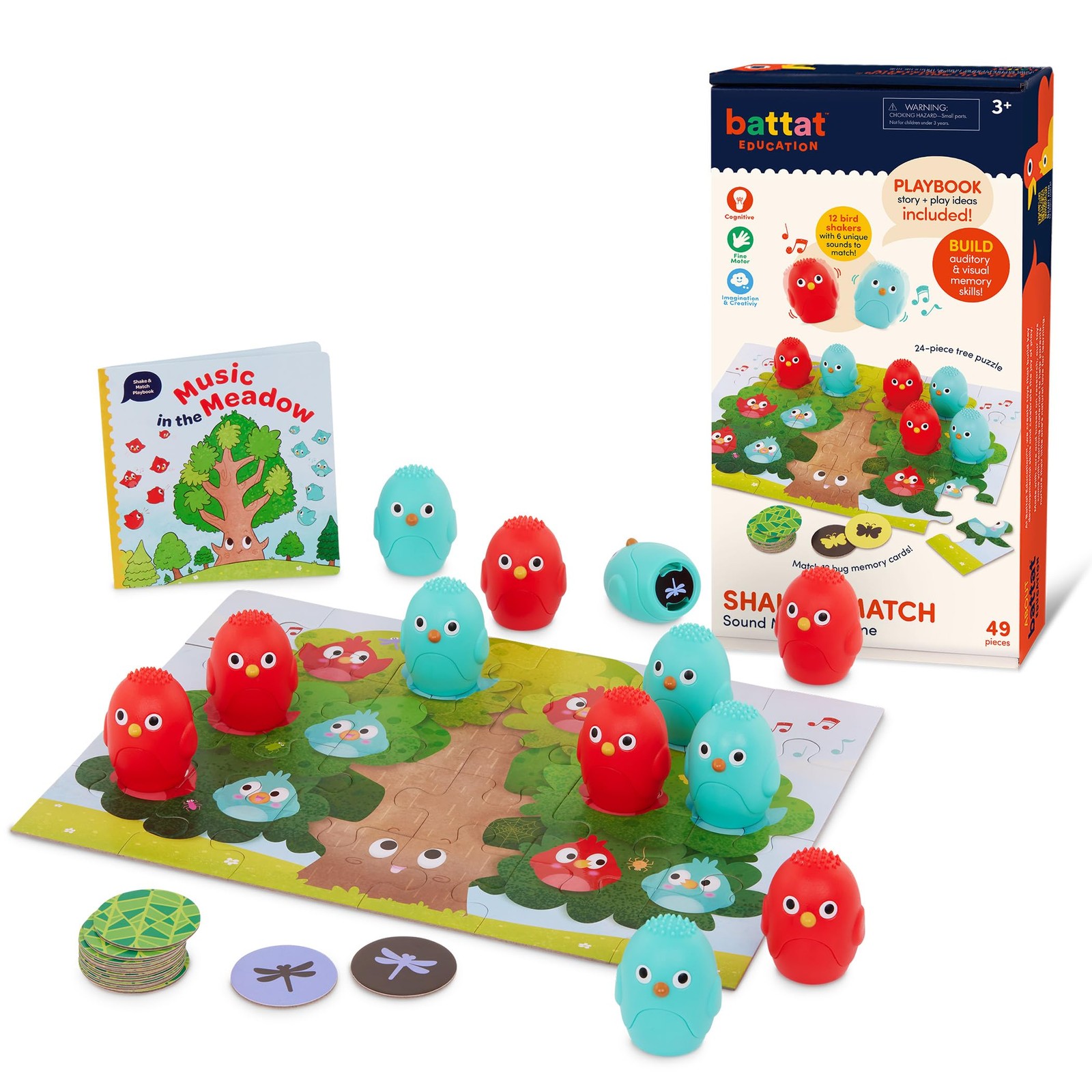 Education – Montessori Memory Game Sound Shakers for Toddlers – Educational M...