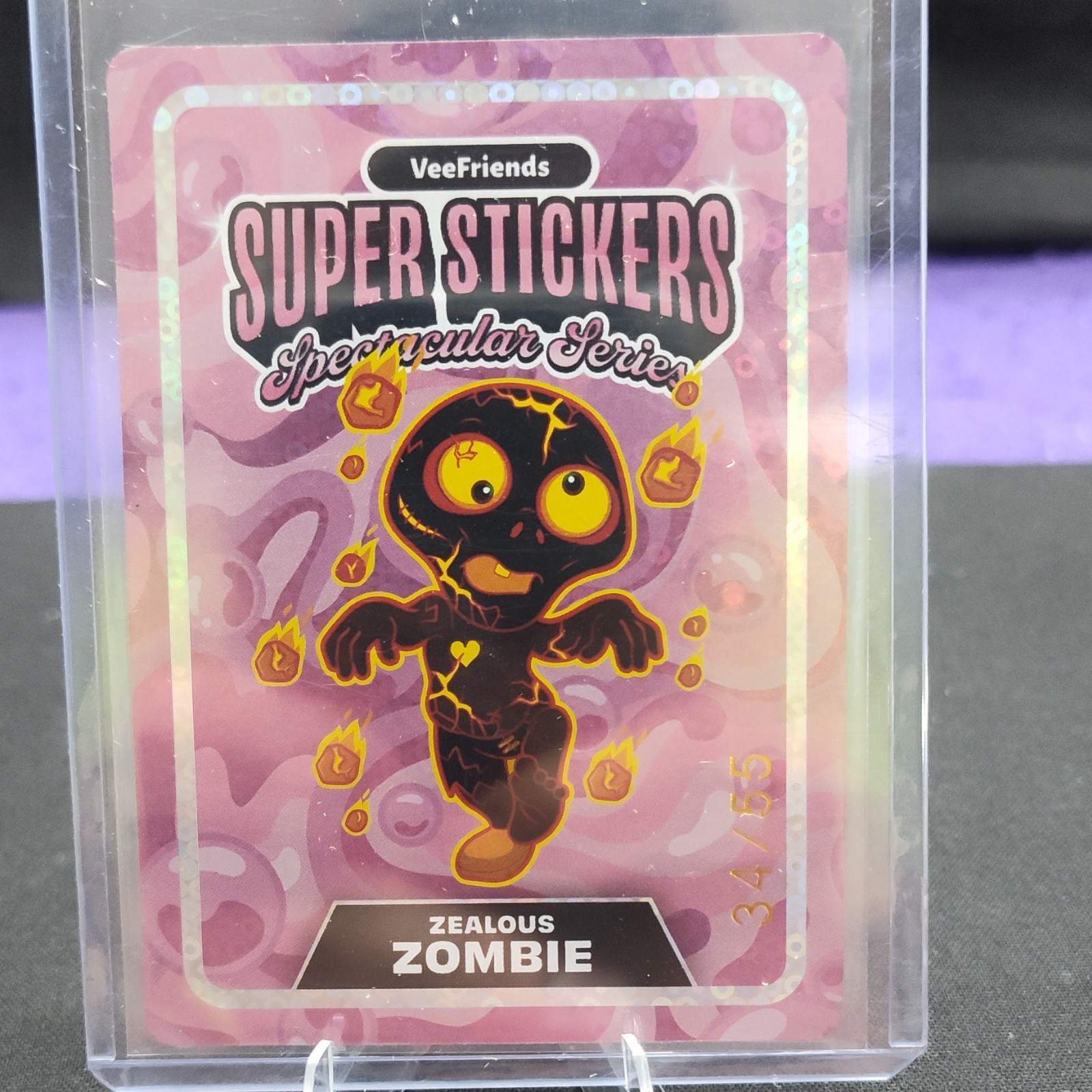 VeeFriends Super Stickers Spectacular Zealous Zombie 2026 Hologram 34/55