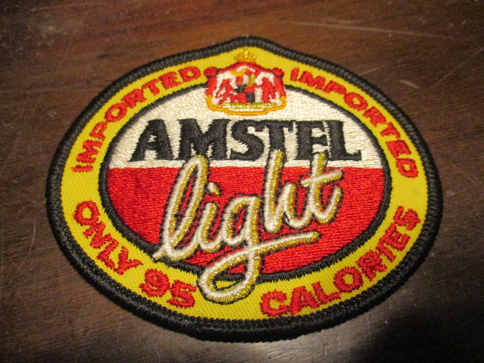 Amstel Light imported beer brand logo company logo employee advertising patch