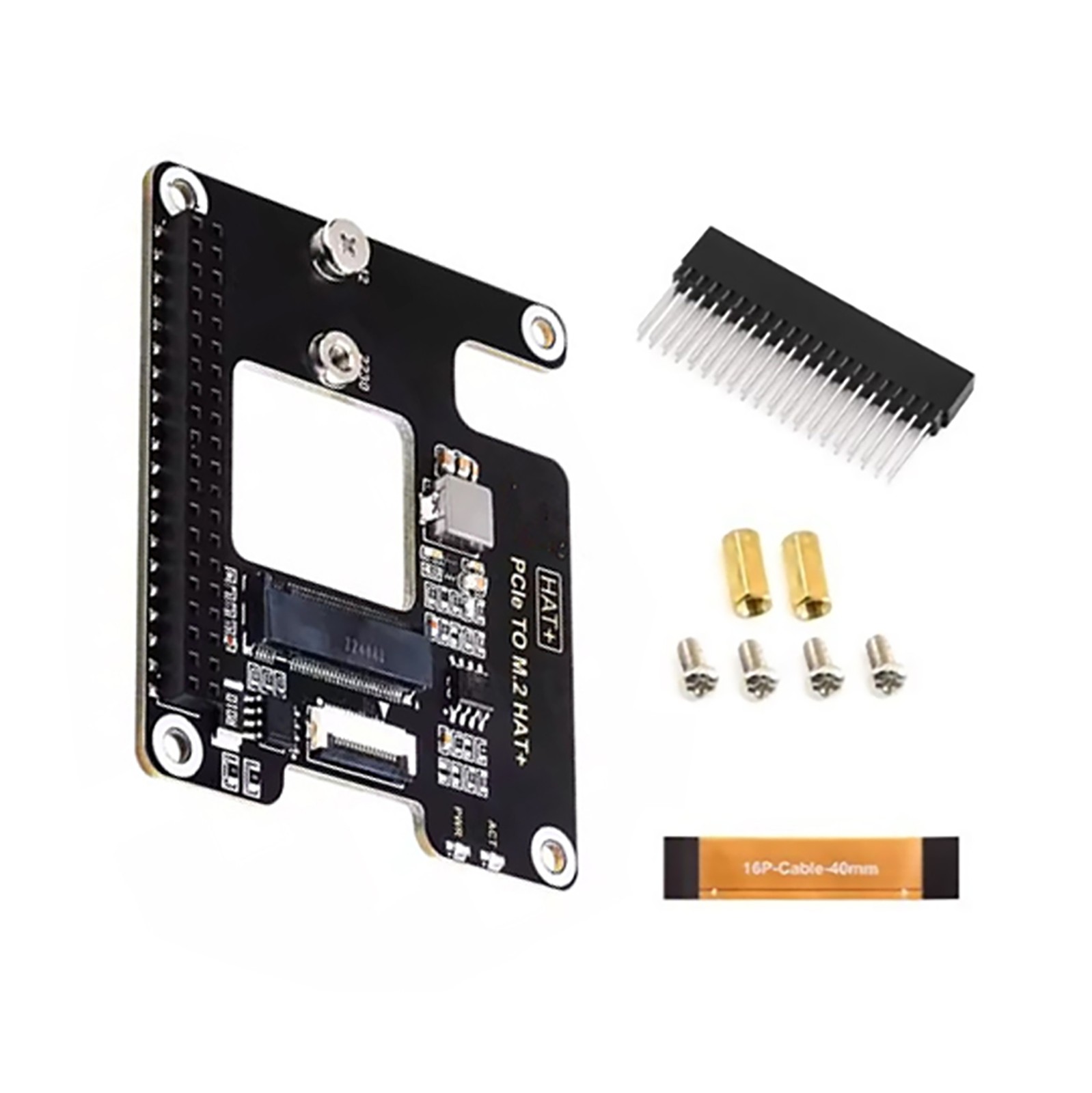 1 Set For Raspberry Pi 5 Generation Pcie To M.2 Adapter Board Nvme Protocol SSD