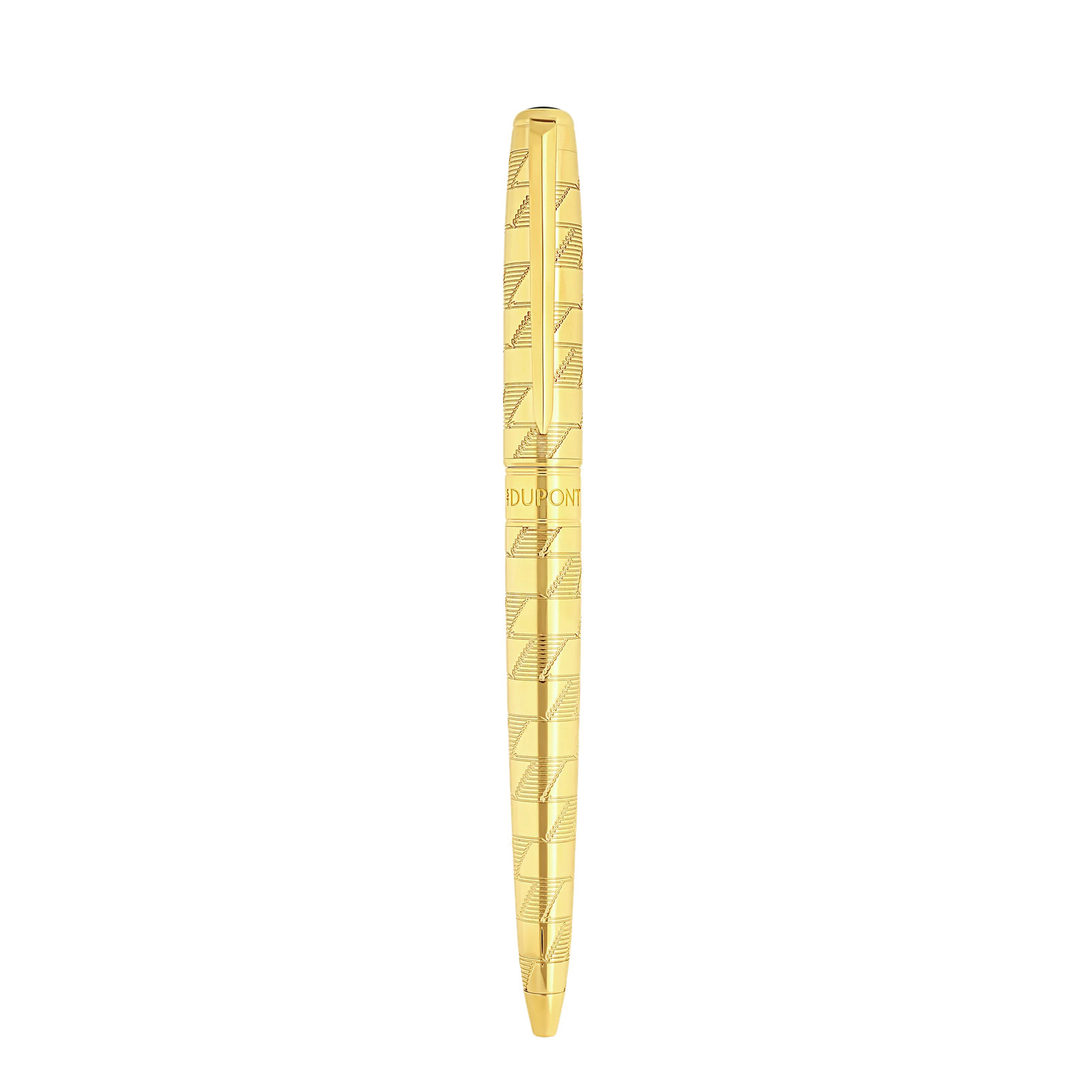 St DuPont - eternity Ballpoint pen Medium Monogram 1872 golden - Ref: 425020M