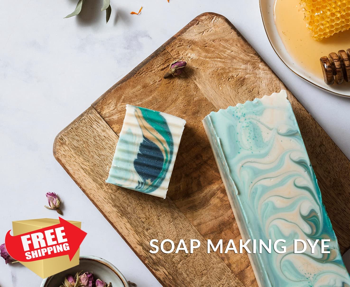 MARBLERS Blue Mica Powder 3oz Epoxy Resin Pigment Cosmetic Grade